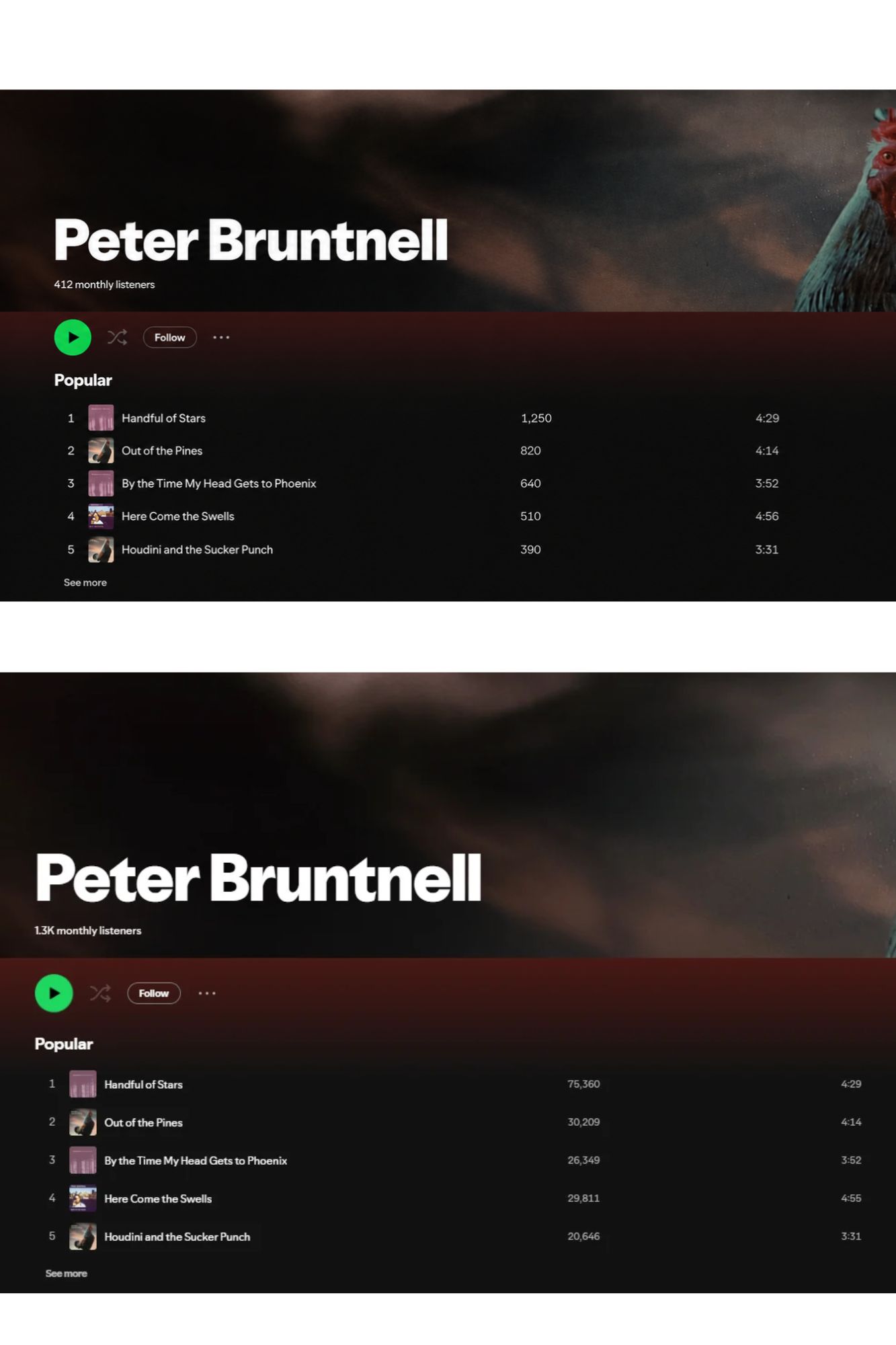 Peter Bruntnell promotion sample